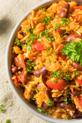 Homemade Cajun Read Beans and Rice