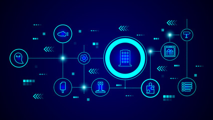 building icon. From web set