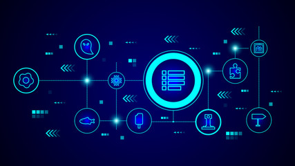 menu sign icon. From web set