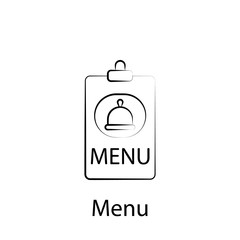 fast food menu outline icon. Element of food illustration icon. Signs and symbols can be used for web, logo, mobile app, UI, UX