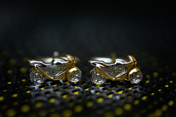 Beautiful Groom's wedding jewellery detail