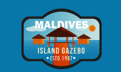 Island Gazebo Emblem