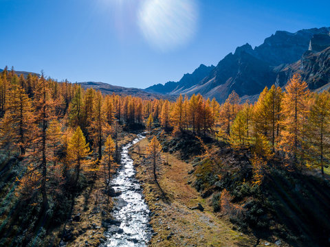 View of landscape with mountains against sky