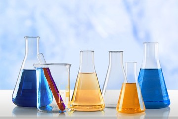 Chemical chemistry laboratory acid alkaline analysis background