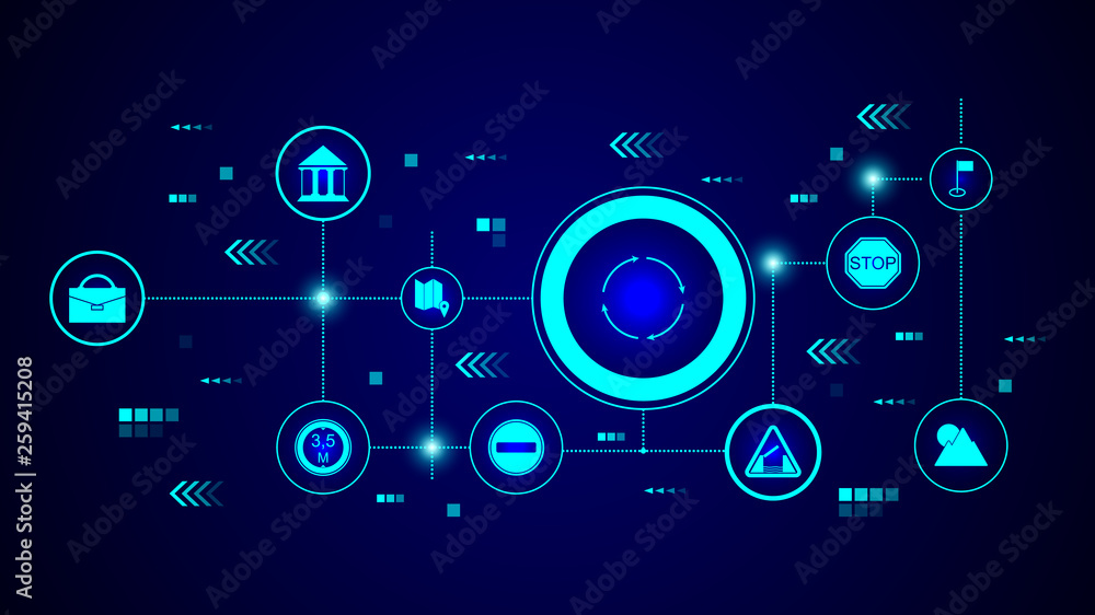 Poster refresh icon. from web set