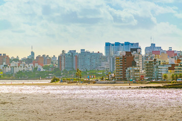 Obraz premium Montevideo Coastal Summer Scene, Uruguay