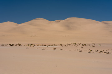 Coastal Sand Dunes from the road near Walvis Bay, Namibia