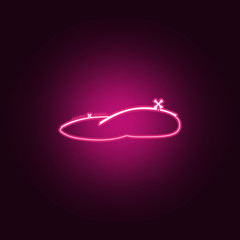 mills icon. Elements of Park and landscape in neon style icons. Simple icon for websites, web design, mobile app, info graphics