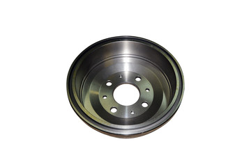 brake drum car isolated on white background