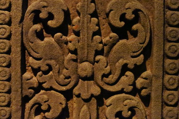 Sculpture en bas relief Angkor 