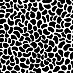 Seamless abstract spotted irregular pattern. Vector leather texture.