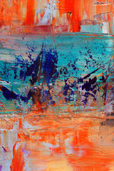 oil on canvas, abstract artwork as background