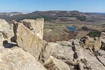 Fototapeta na wymiar Ruins of Ancient Thracian city of Perperikon, Kardzhali Region, Bulgaria