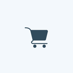 Shopping cart icon. sale, buy, store, market, basket, commerce vector sign