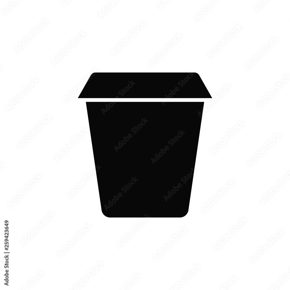 Poster coffee, drink vector icon. element of kitchen for mobile concept and web apps illustration. thin fla