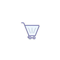 Shopping cart icon. sale, buy, store, market, basket, commerce vector sign