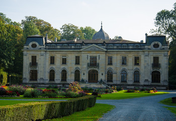 Enghien Castle, also known as Empain Castle, in Enghien, Belgium