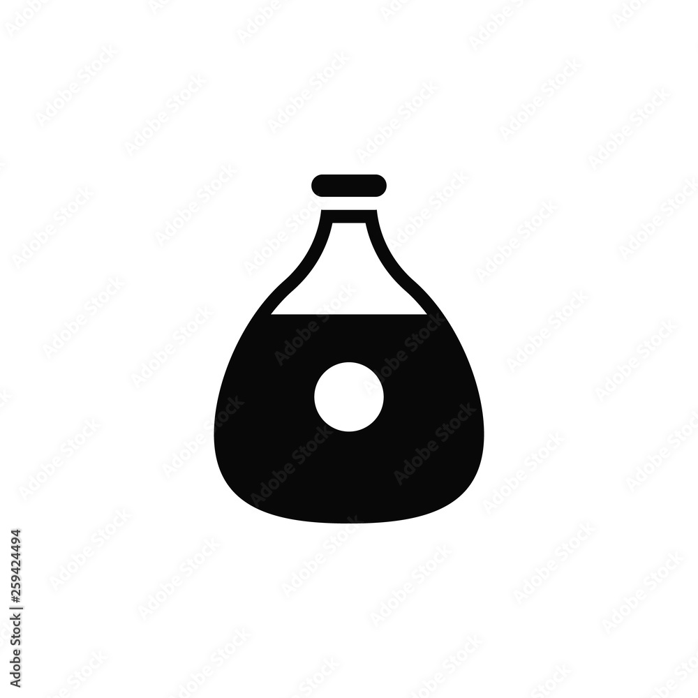 Poster alcohol, drink vector icon. element of kitchen for mobile concept and web apps illustration. thin fl