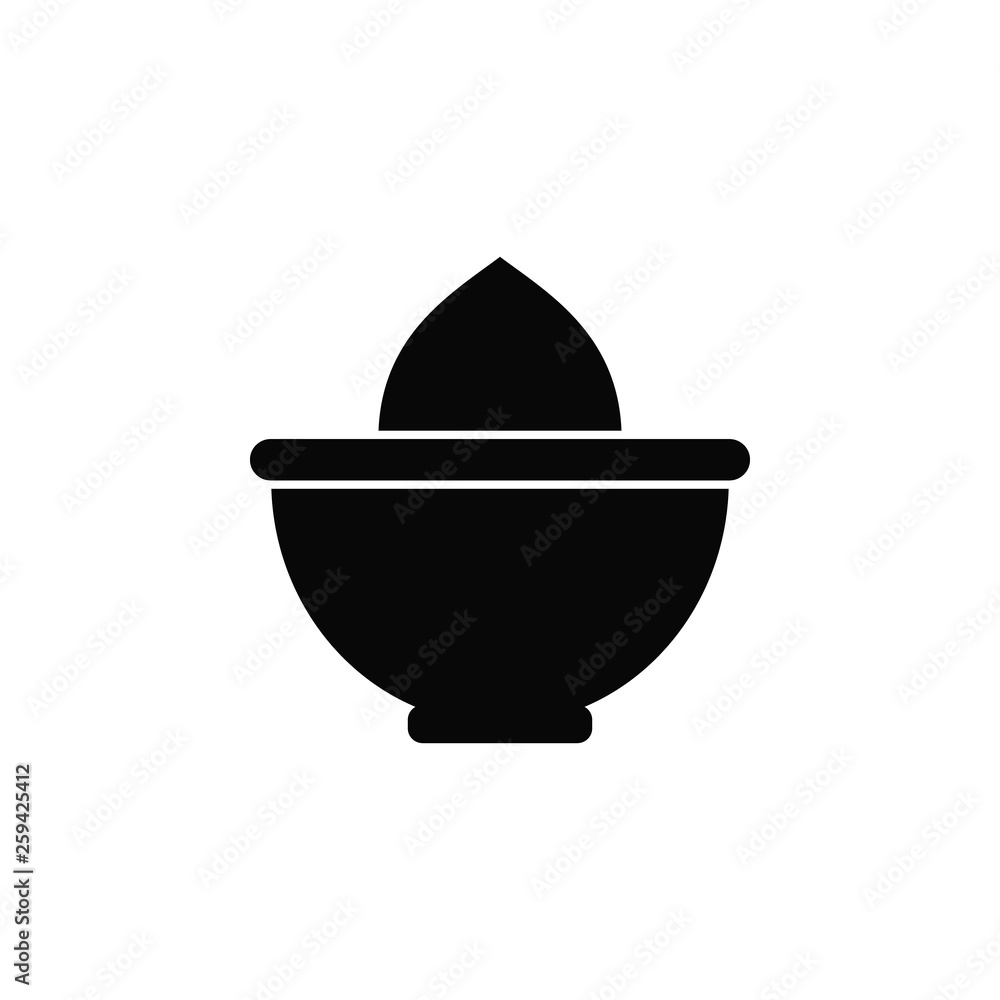 Poster juicer vector icon. element of kitchen for mobile concept and web apps illustration. thin flat icon 