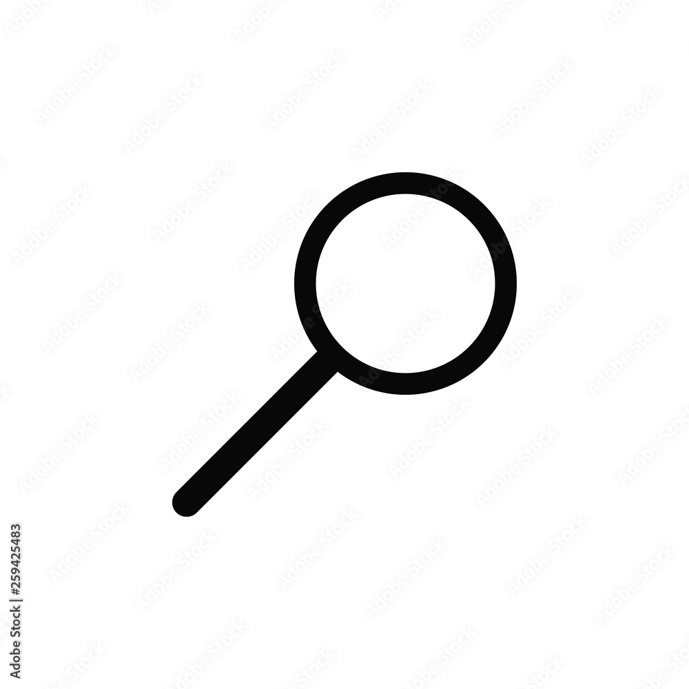 Poster search vector icon. element of kitchen for mobile concept and web apps illustration. thin flat icon 