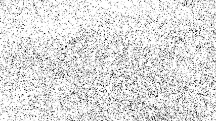 Black Grainy Texture Isolated On White Background. Dust Overlay. Dark Noise Granules. Digitally Generated Image. Vector Design Elements, Illustration, Eps 10.