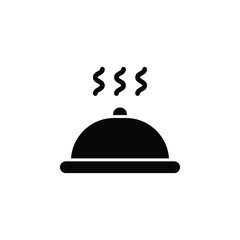Hot food, service vector icon. Element of kitchen for mobile concept and web apps illustration. Thin flat icon for website design and development, app development. Premium icon