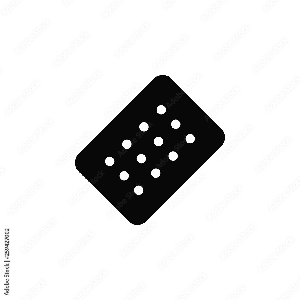 Poster biscuit, cookie vector icon. element of kitchen for mobile concept and web apps illustration. thin f