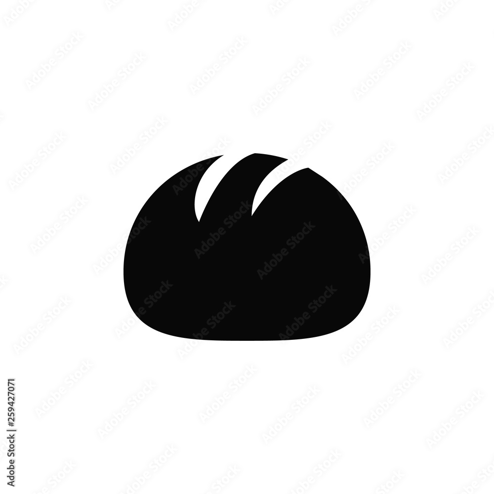 Poster Bread, baking vector icon. Element of kitchen for mobile concept and web apps illustration. Thin flat icon for website design and development, app development. Premium icon