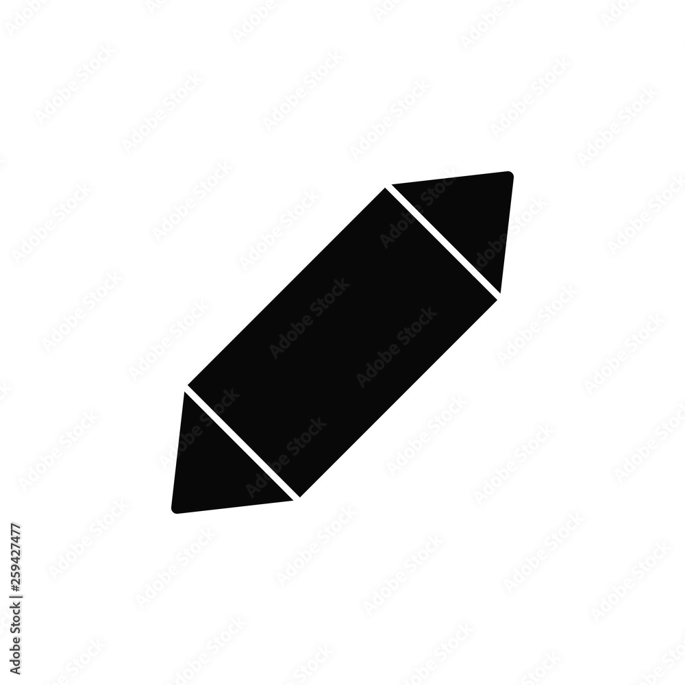 Poster candy, chocolate vector icon. element of kitchen for mobile concept and web apps illustration. thin 
