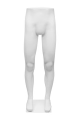 Gloss color mannequin isolated