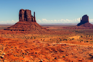 Beautiful Landscape, Monument Valley Navajo Tribal Park.
