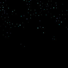 Blue, cyan, turquoise glitter stars, confetti.