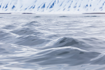 Fototapeta na wymiar arctic ocean waves