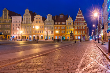 Fototapeta na wymiar Market Square in Wroclaw, Poland