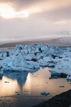 Glacier Lagoon in Iceland
