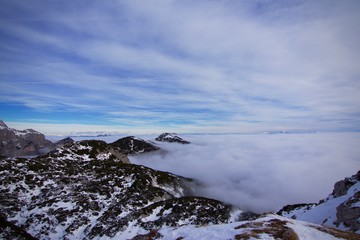 Slovenian Mountains in snow