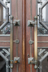 Old decorative Brass door handle