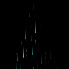 Fast Effect. Motion Neon Light Movement static