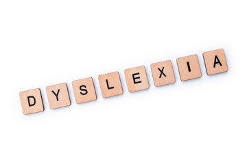 The word DYSLEXIA