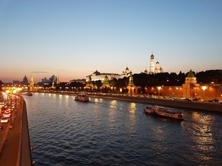 Fototapeta na wymiar Moscow city view, Russia