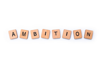 The word AMBITION