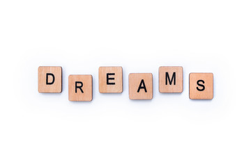 The word DREAMS