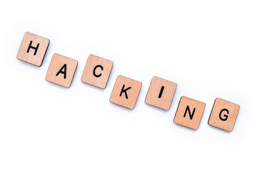 The word HACKING