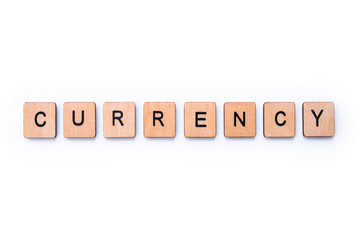 The word CURRENCY