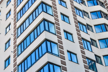 Detail of a new residential complex.