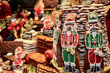 Christmas market candy gingerbread