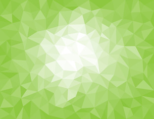 Obraz premium Low Poly Color Background - Simple Green
