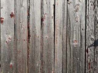 A plank wall on a fishing building in Norway