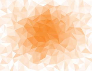 Low Poly Color Background - Simple Orange