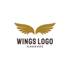 Wings Logo designs concept vector